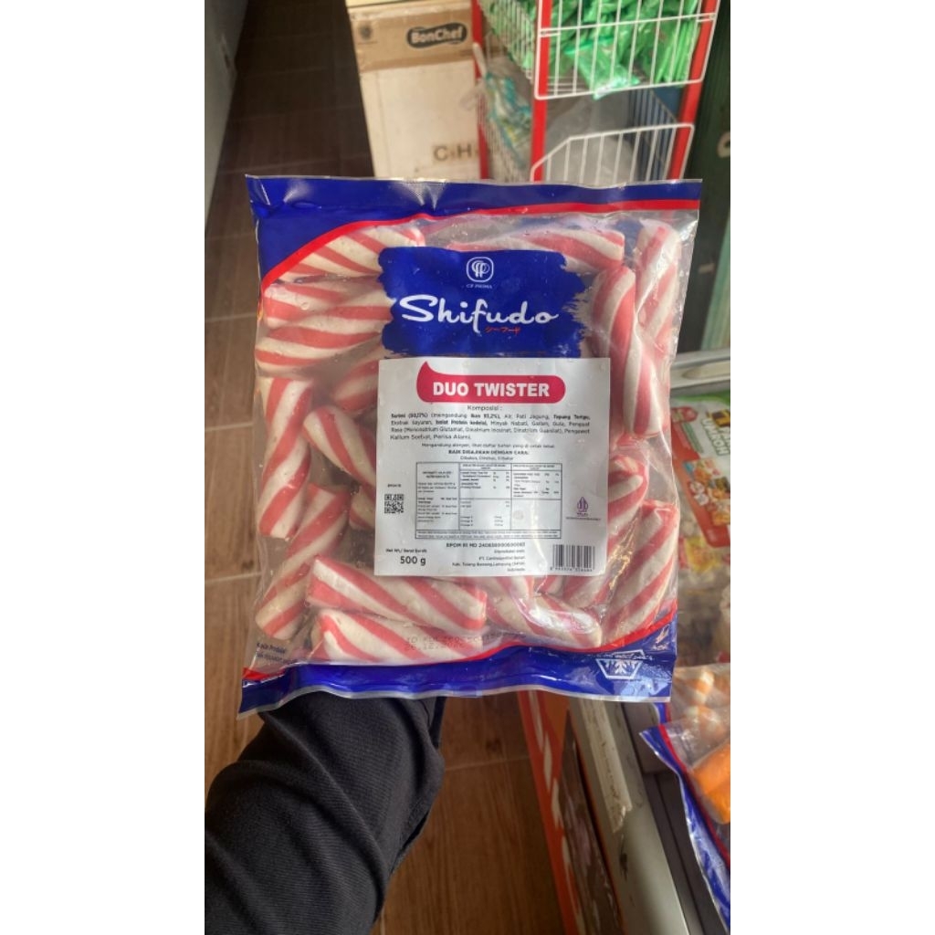

Shifudo Duo Twister 500g Frozen food cik ntik Jambi cemilan jajanan seblak korea jepang