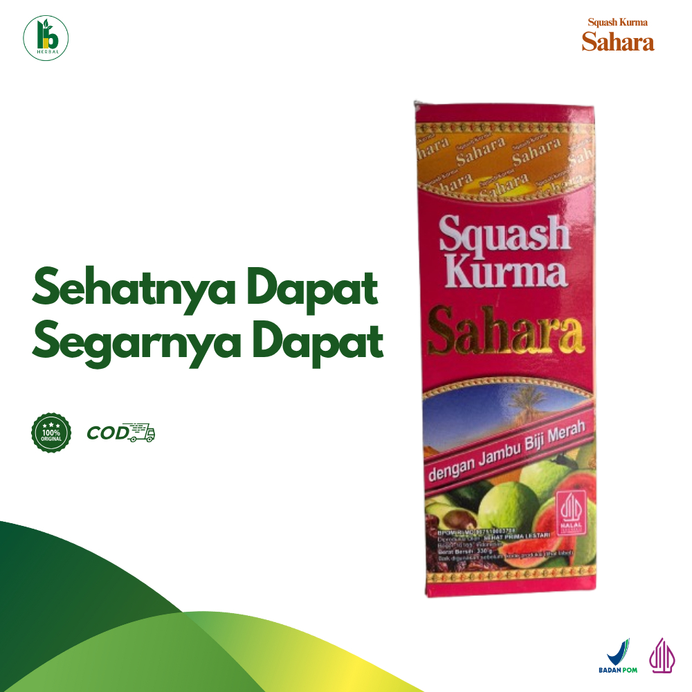 

Squash Kurma Sahara – Dukung Fungsi Otak & Syaraf, Minuman Kurma Penuh Nutrisi | 330 gram