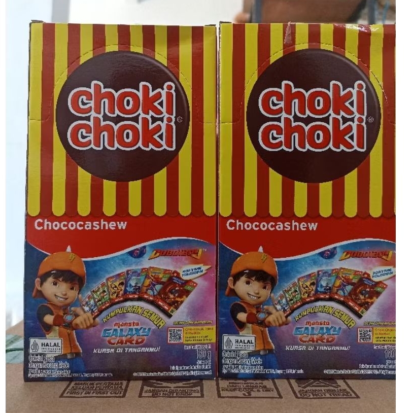 

Choki-Choki Choco Cashew isi 20 pcs x 9 gr