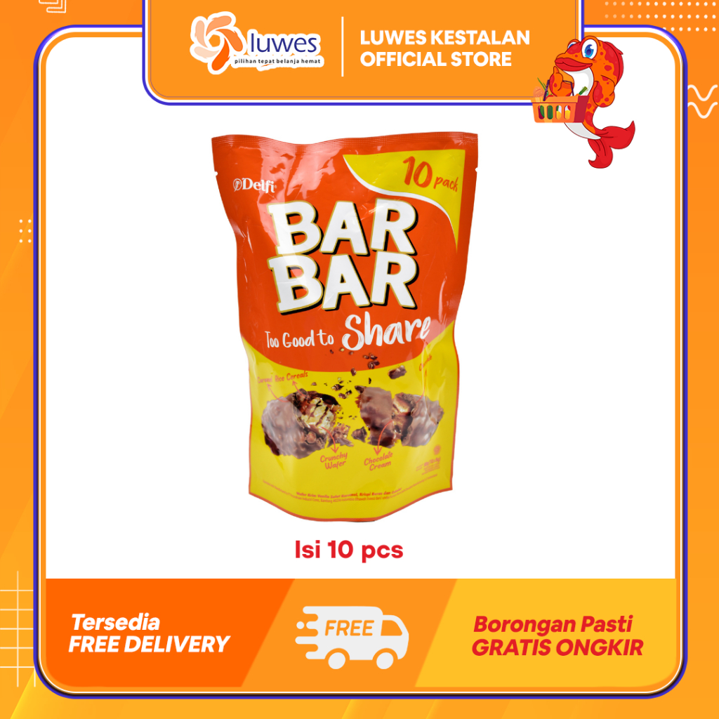 

Delfi bar bar share pack isi 10 @ 8gr