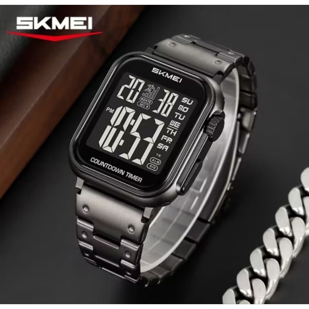 JAM TANGAN SKMEI 2447 DIGITAL RANTAI 0485