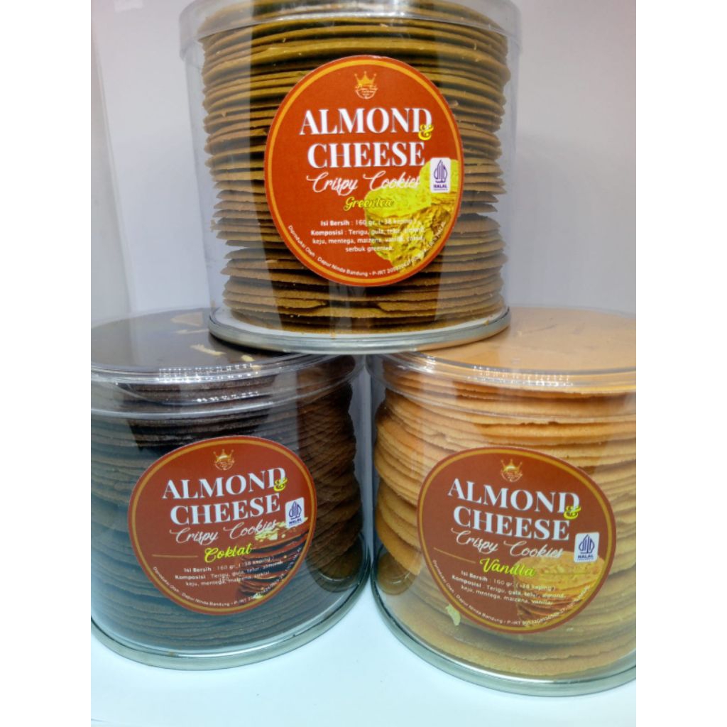 

ALMOND CHEESE CRISPY BY DANINDAS