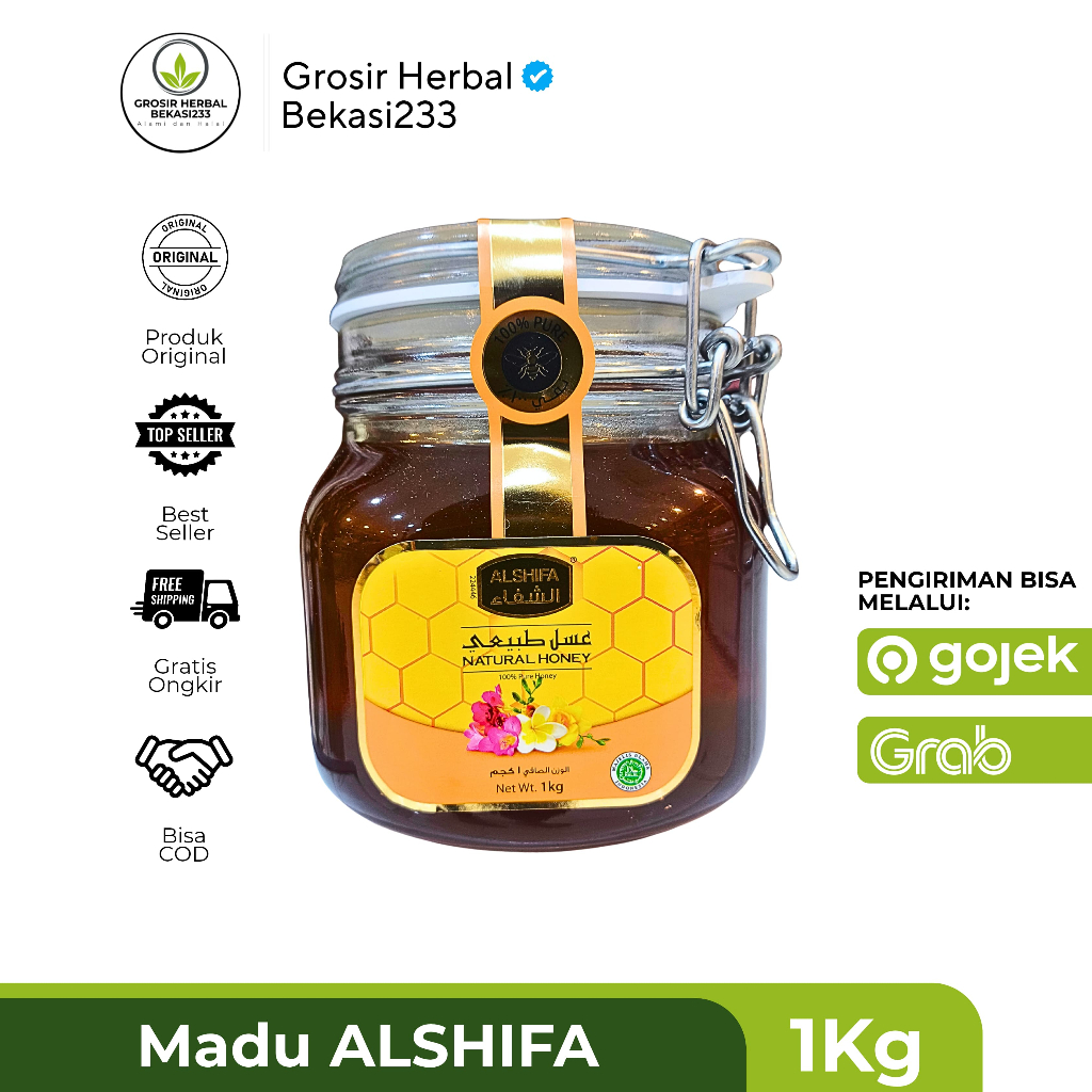 

Madu Arab Al Shifa 1 Kg Kemasan Kawat / Al Shifa 1Kg Original 1000 Gram Import