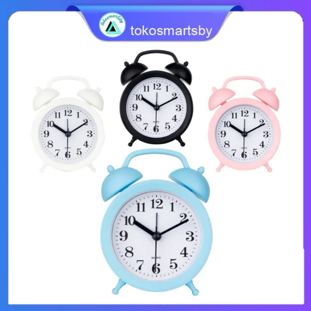 Jam Beker Polos / Jam Alarm / Jam Alarm Tidur/ Jam Meja HY-01