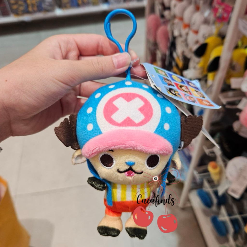 MINISO x One Piece‼️Plush Doll Keychain / Gantungan Kunci Boneka Chopper & Luffy One Piece Collectio