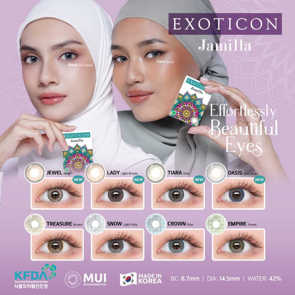 Softlens JAMILLA Dia. 14.50mm & NEW JAMILLA Dia. 14.20mm | Arabian Look By Exoticon - Normal