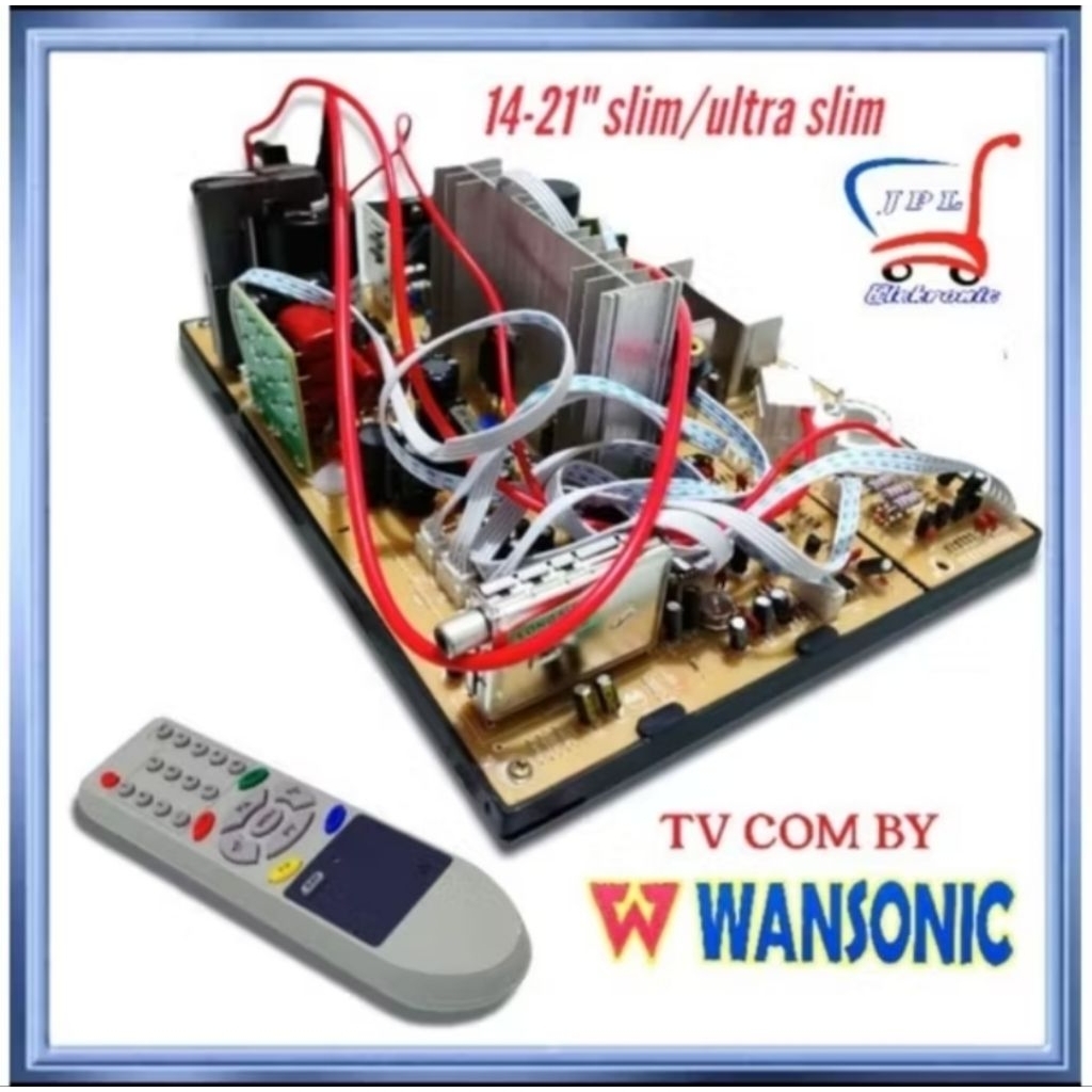 MESIN TV SLIM 21 INC TV COM by WANSONIC MESIN SLIM TV CINA ANALOG  SLIM 21 INC ANALOG MESIN TV TABUN