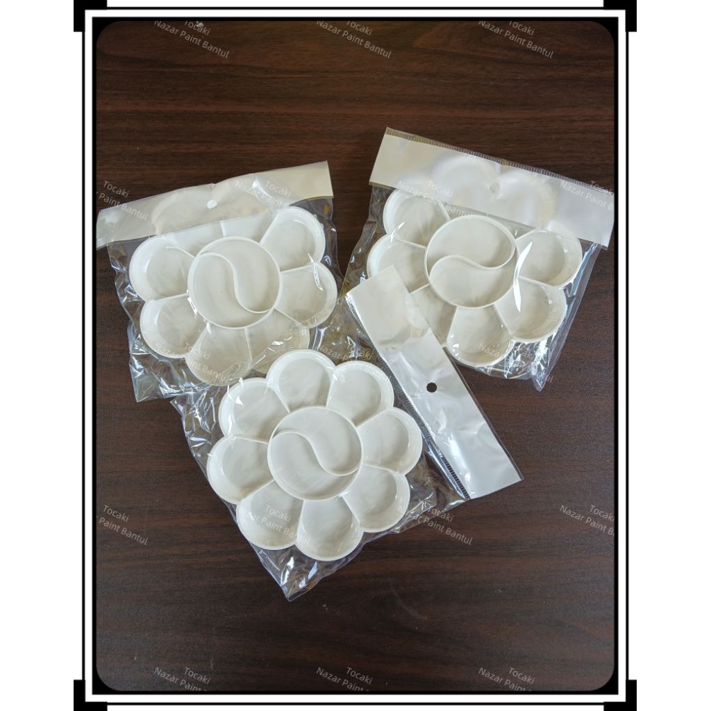 

Palet cat lukis, wadah cat lukis bahan plastik