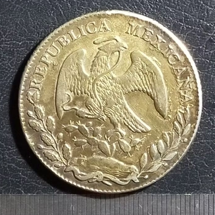 UANG KOIN KUNO || KOIN PERAK || SILVER COIN || MEXICANA 8R TAHUN 1858