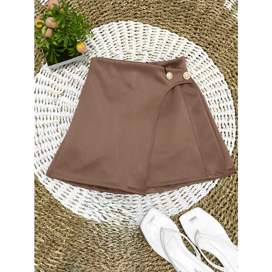 BEST DEALS KOREA MINI SKIRT JUMBO - Rok Celana Pendek Wanita Terbaru - Mini Skirt Style Korea Jumbo