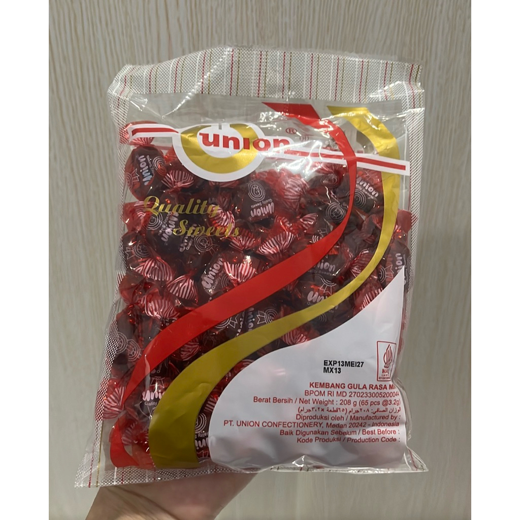 

Permen UNION merah rasa mint ( isi 65 pcs )