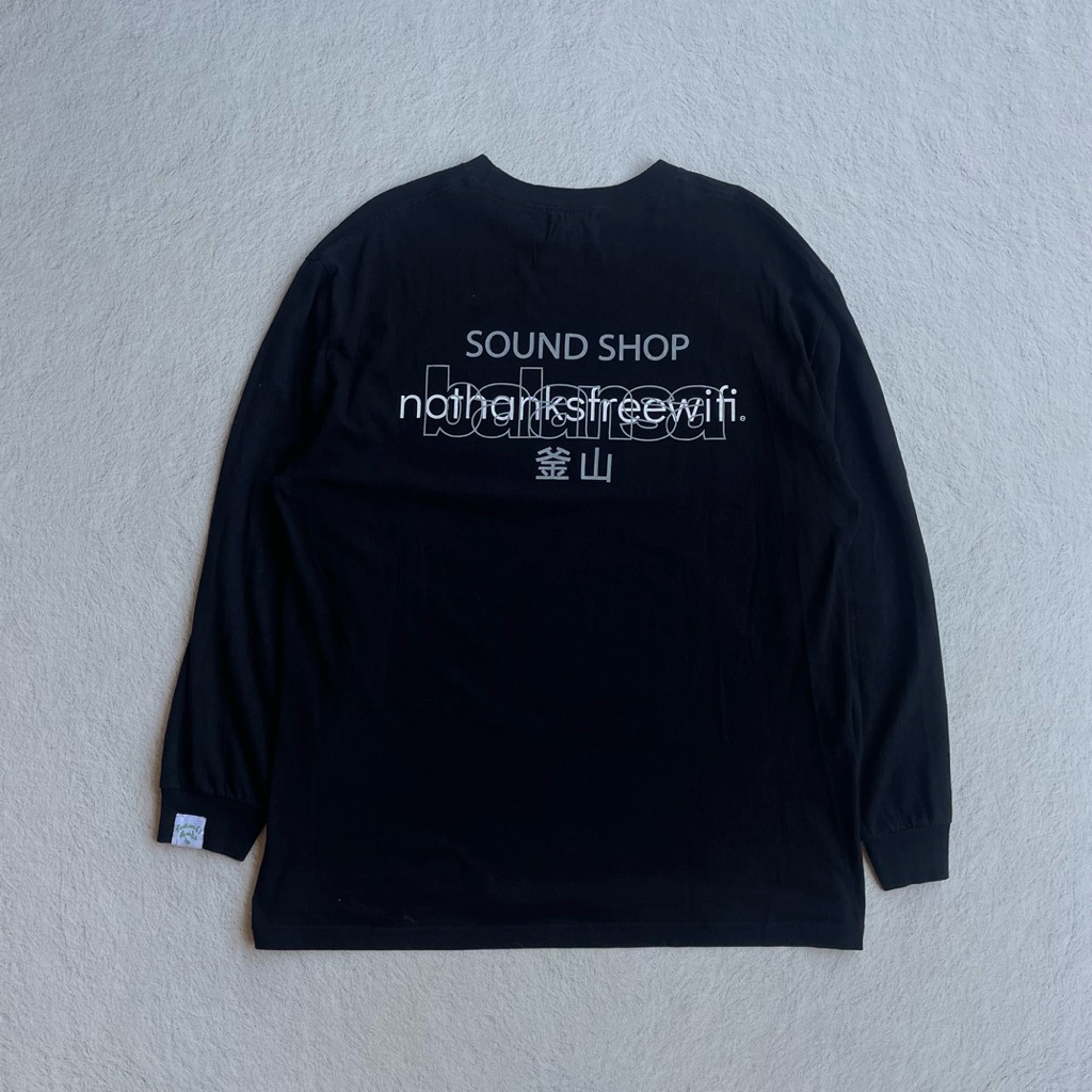 Kaos Ls Sound Shop Balansa X Not thanks freewifi