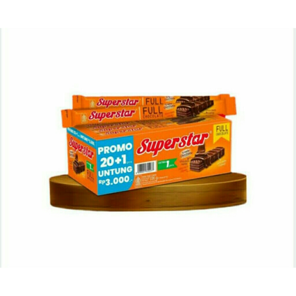 

Superstar Wafer Coklat 1 box isi 20pcs