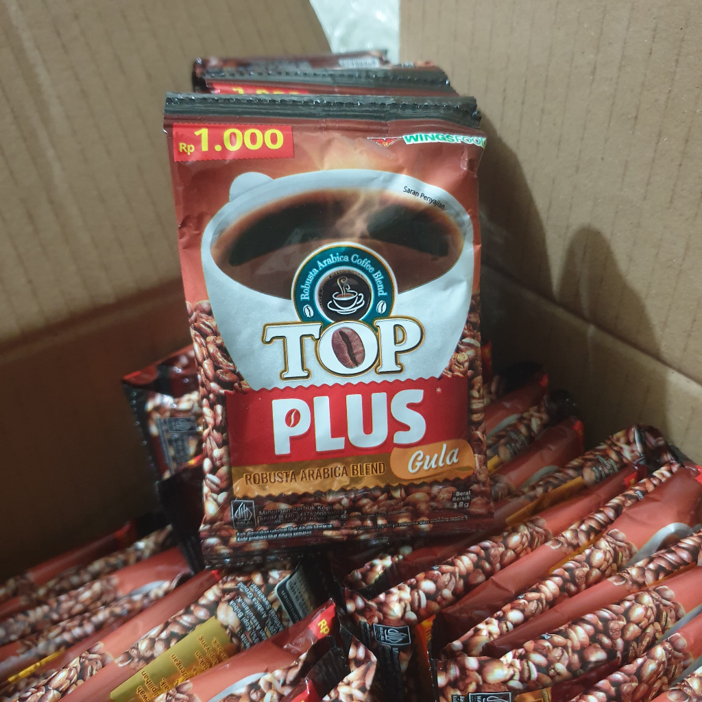 

Top Coffee PLUS Gula isi 10 Pcs