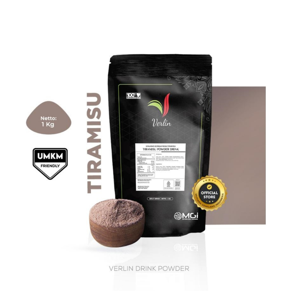 

bubuk minuman Verlin drink powder TIRAMISU 1kg verlin powder drink tiramisu 1kg verlin tiramisu