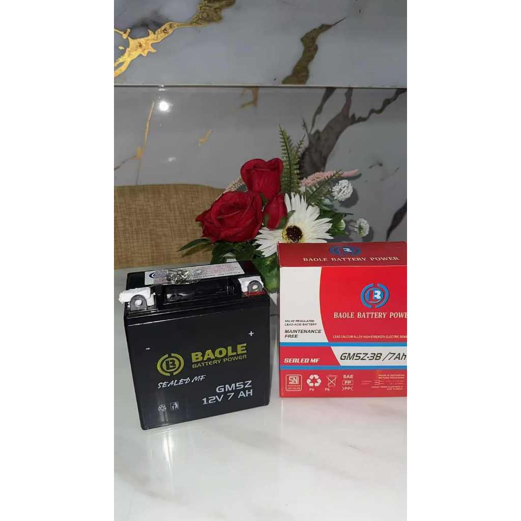 Aki BAOLE MURAH (GM5Z-7AH)Untuk  Mio smile,mio sporty,astrea grand