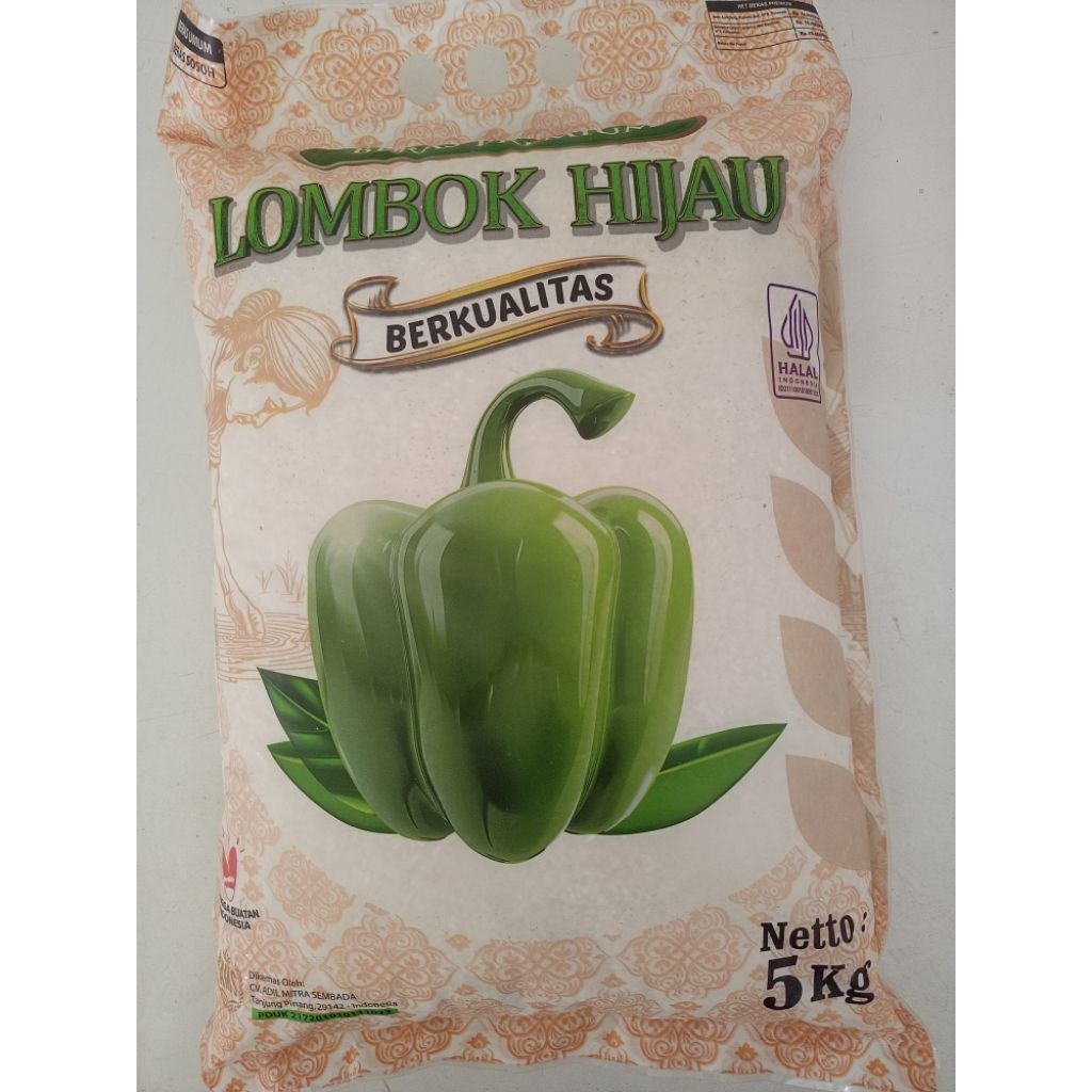 

Lombok Hijau Beras PREMIUM 5kg