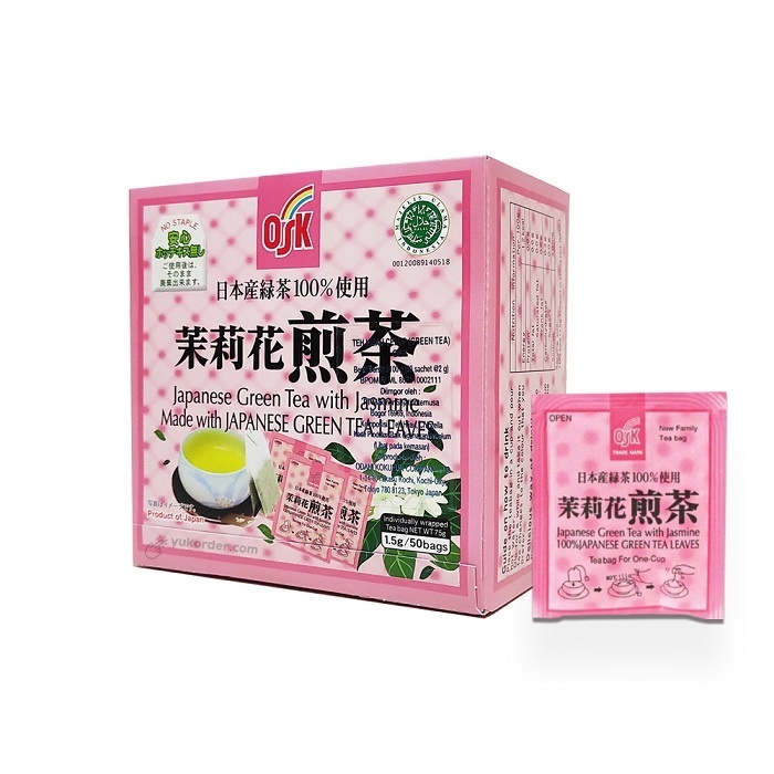 

OSK Japanese Green Tea 50 bags x 2gr teh hijau Jepang