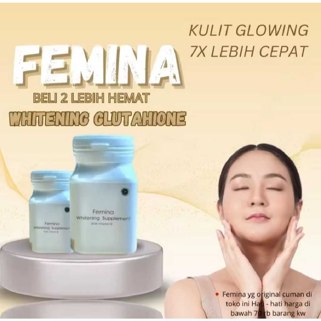 Femina Whitening Pemutih badan Pemutih wajah