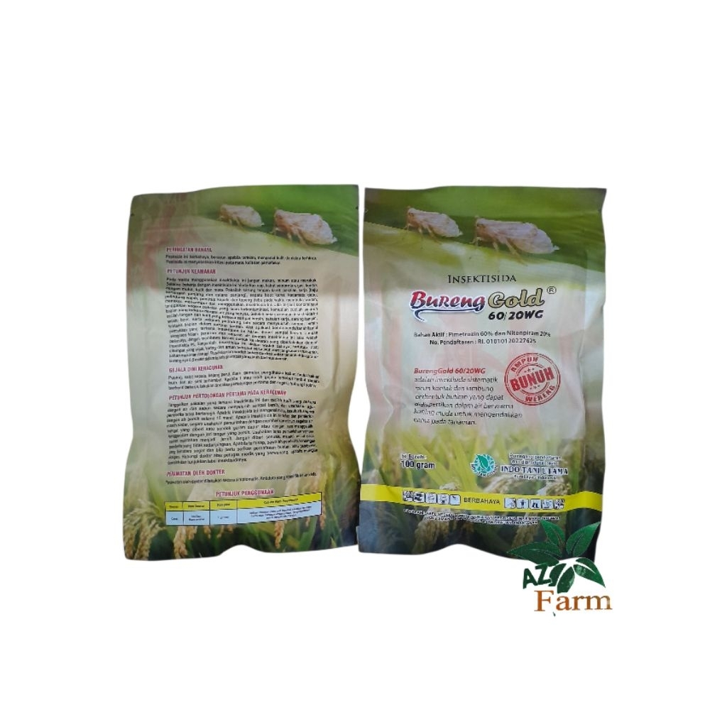 BURENG GOLD 100GR INSEKTISIDA KONTAK SISTEMIK UNTUK BUNUH WERENG