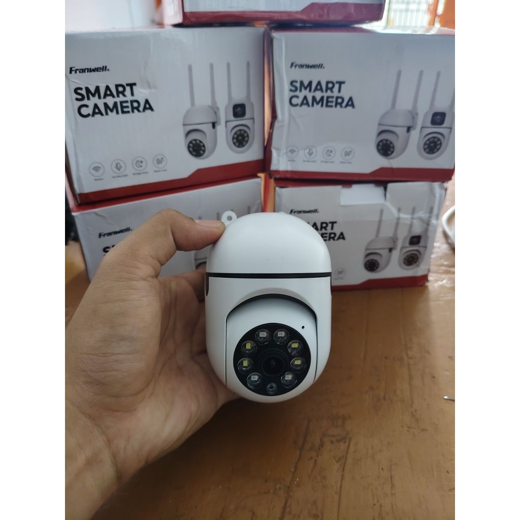 Smart Kamera CCTV Konek HP Model Robot Mini Berputar 360 Apk V380