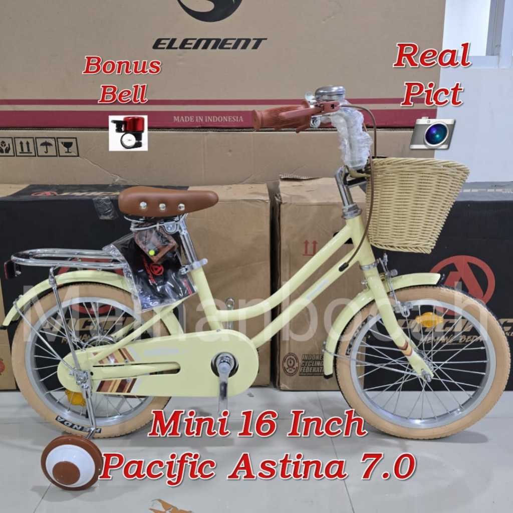 SEPEDA ANAK PEREMPUAN MINI 16 INCH PACIFIC ASTINA 7.0