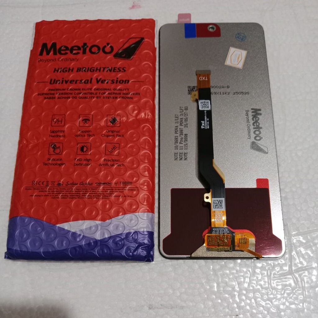 lcd infinix note 10/x693/note 11s/x698/note 11 pro/x697/pova 3/pova 2