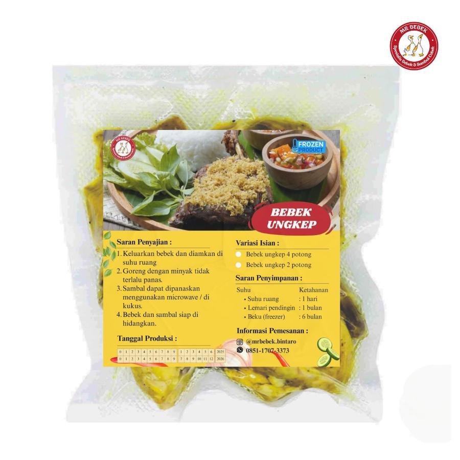 

Bebek Ungkep Frozen Isi 4 Potong + Sambal | Bebek Goreng Siap Masak | Lauk Frozen Praktis dan Tahan Lama