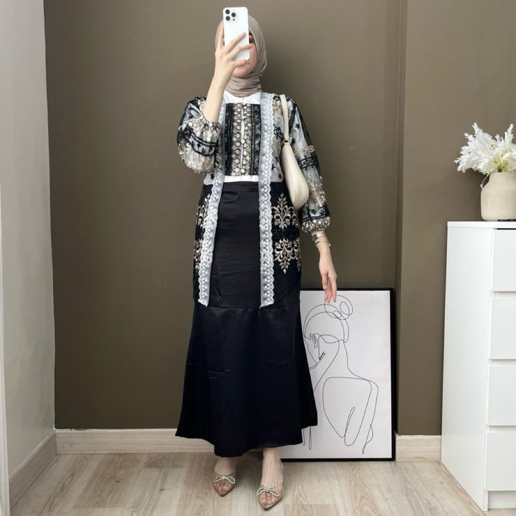 Set 2 in 1  Ramania by calamaryshop / setelan Wanita / pakaian wanita / ootd kondangan