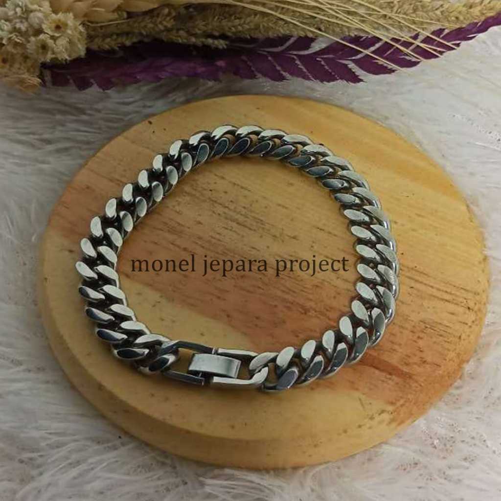 GELANG COWO / GELANG PRIA MONEL (PENGAIT JAM)