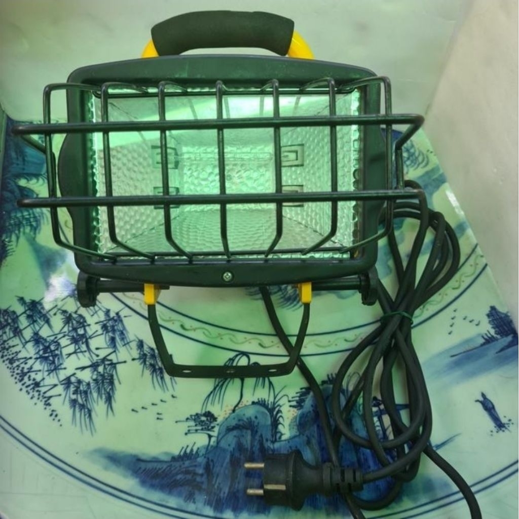 Lampu sorot tembak kerja halogen flood light set 300w - 600w 220v IP65 / Paket 3 in 1 Home decoratio