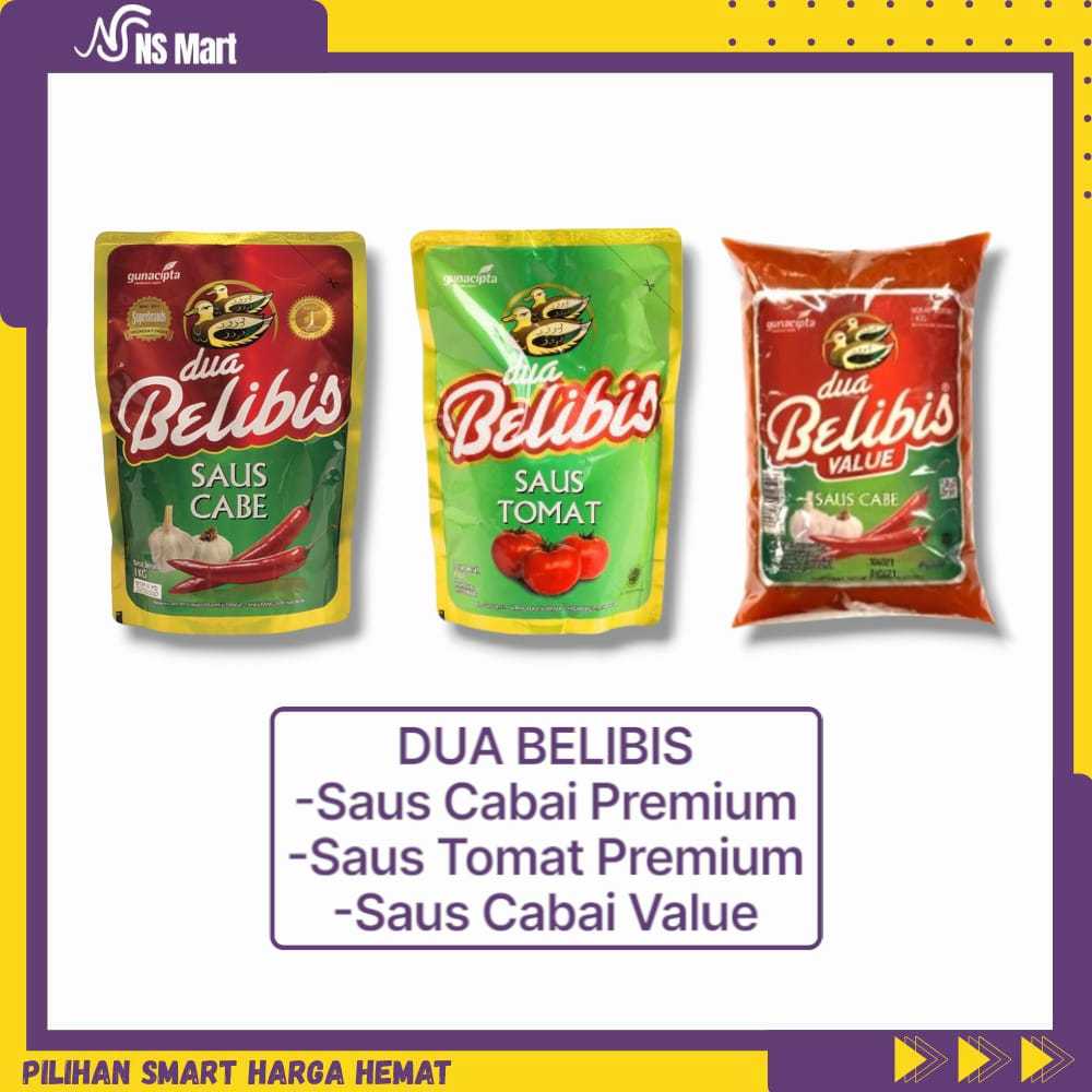 

Dua Belibis Saus Cabe / Tomat Premium / Cabe Value 1kg
