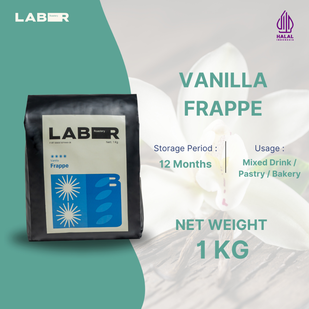 

LABR Bubuk Vanilla Frappe Based 1kg - Premix Powder