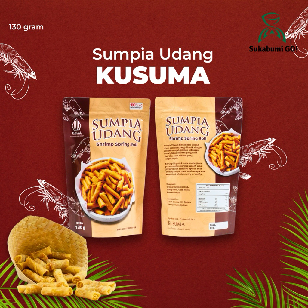 

Sumpia Udang [Shrimp Spring Roll] (130gr)