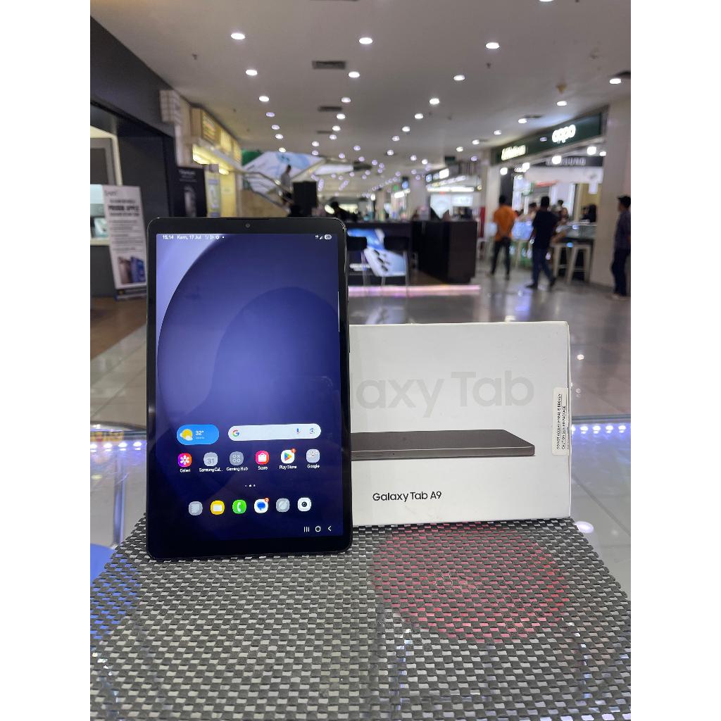 SAMSUNG GALAXY TAB A9 4/64GB CELL+WIFI SECOND SEKEN BEKAS RAM 4 INTERNAL 64
