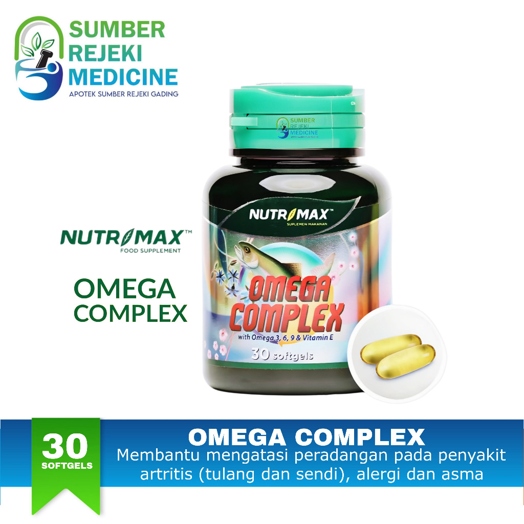 Nutrimax Omega Complex 30 Kapsul