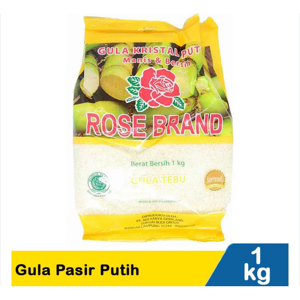 

Rose Brand Gula Pasir Putih 1kg