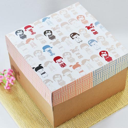 

5 pcs dus kue brownies japan edition kawai box packaging snack ukuran 25 x 25 x 20