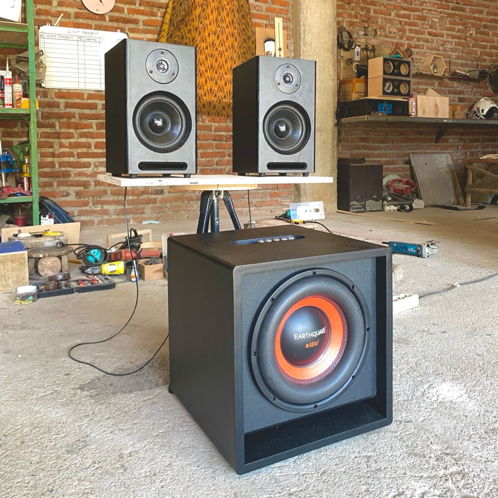 Speaker subwoofer 10inch 2.1 | Speaker rakitan | Subwoofer 10” | Speaker 2.1