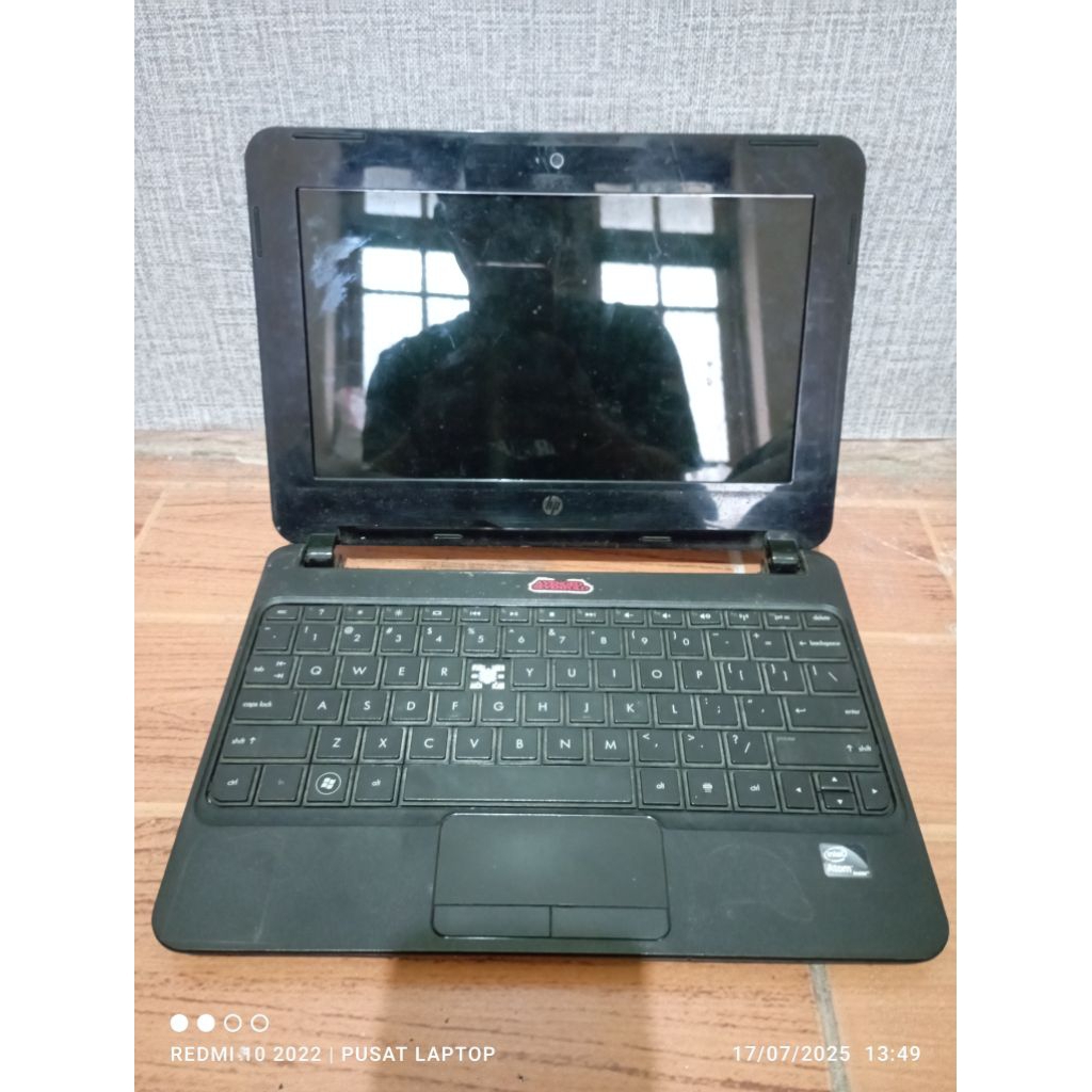 Notebook hp mini Kondisi Matot/gambling unit Lcd mulus ram1gb gak ada hardisk,Btre,carger