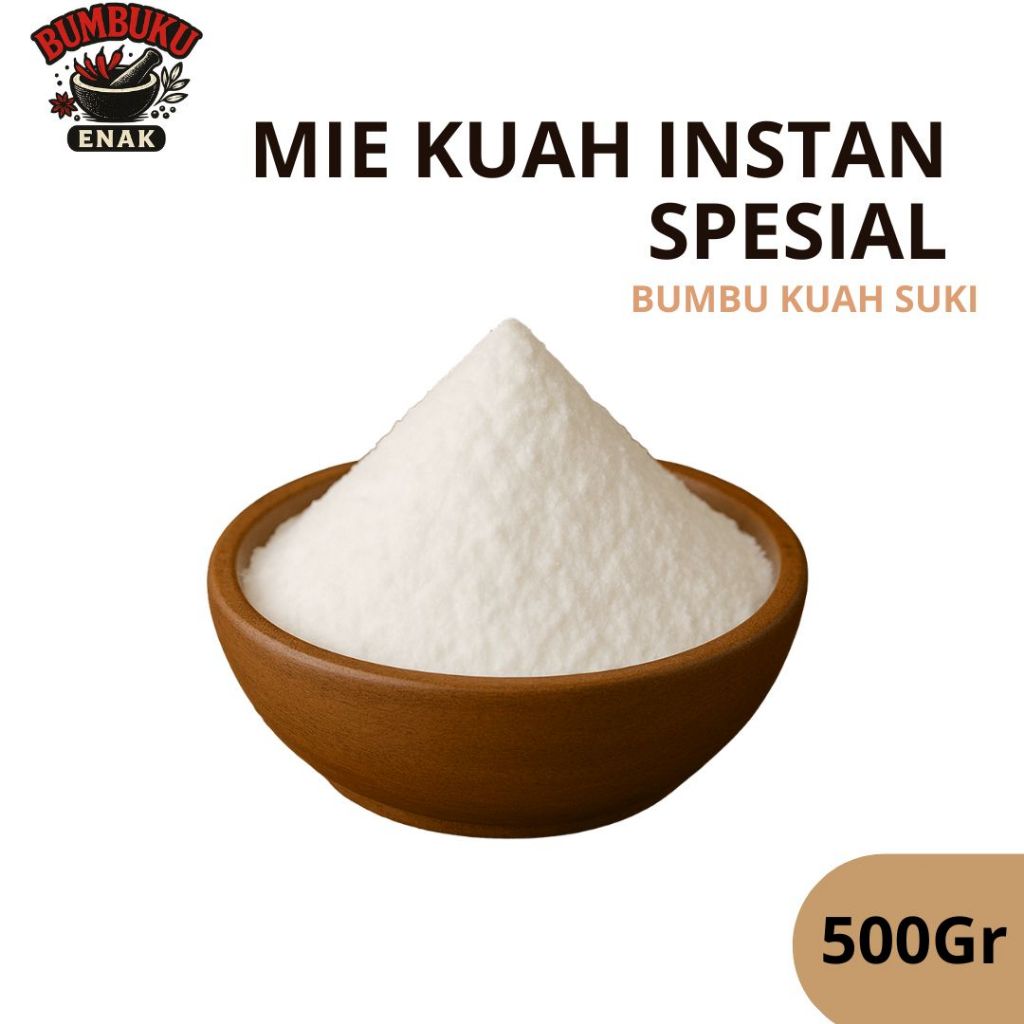 

Bumbu Tabur Rasa Mie Kuah Instan 500gr | Kuah Suki Spesial Gurih Segar ala Hotpot Jepang