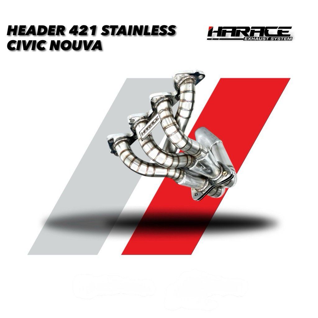 Knalpot Header 421 Stainless Civic Nouva Harace Exhaust
