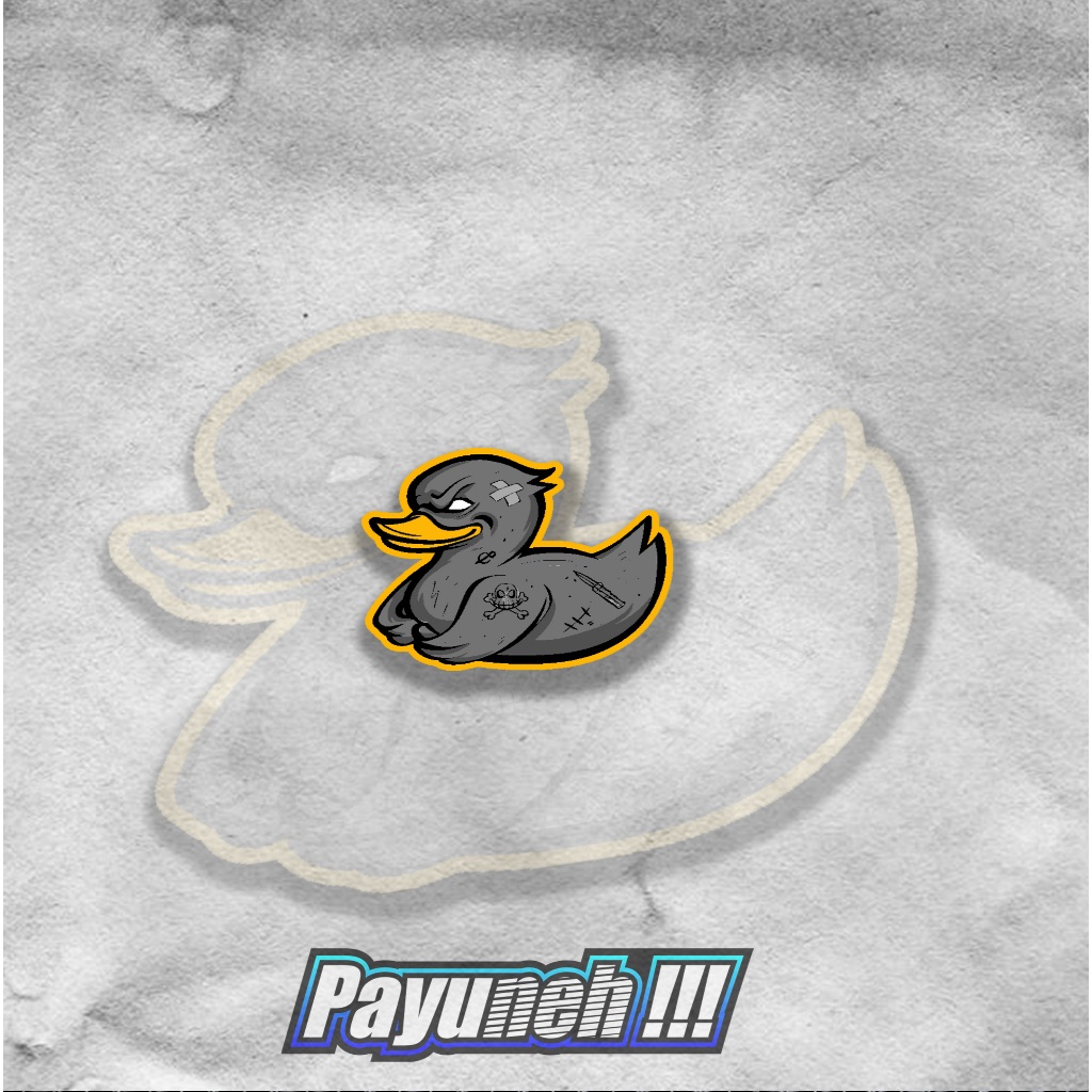 

STICKER BEBEK AESTHETIC ANTI AIR - STICKER LUCU - STICKER HELM TUMBLER CASE HP DLL