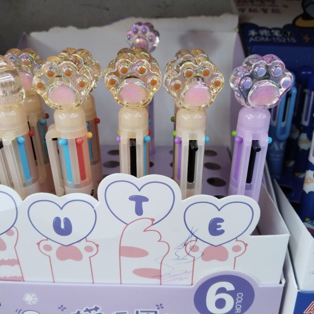 

[COD] Pen Aodemei 6 warna motif Paw