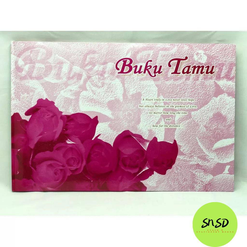 

buku tamu undangan motif kenko