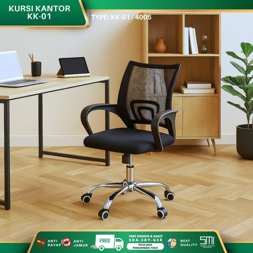 Kursi Kantor / Kursi Putar Kantor / Kursi Hidrolik /Kursi Kantor Jaring / Kursi Kantor