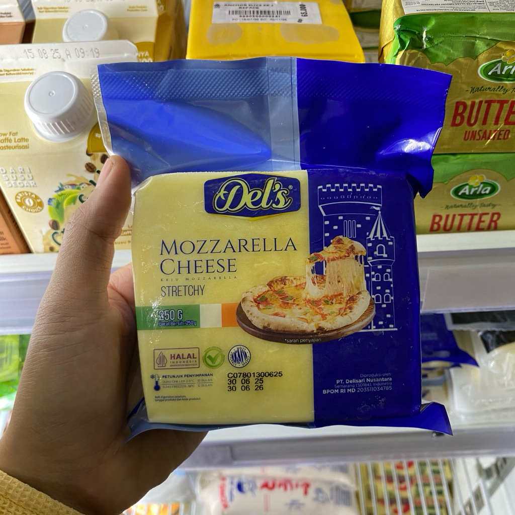 

Del’s Mozarella Cheese Stretchy 250gr