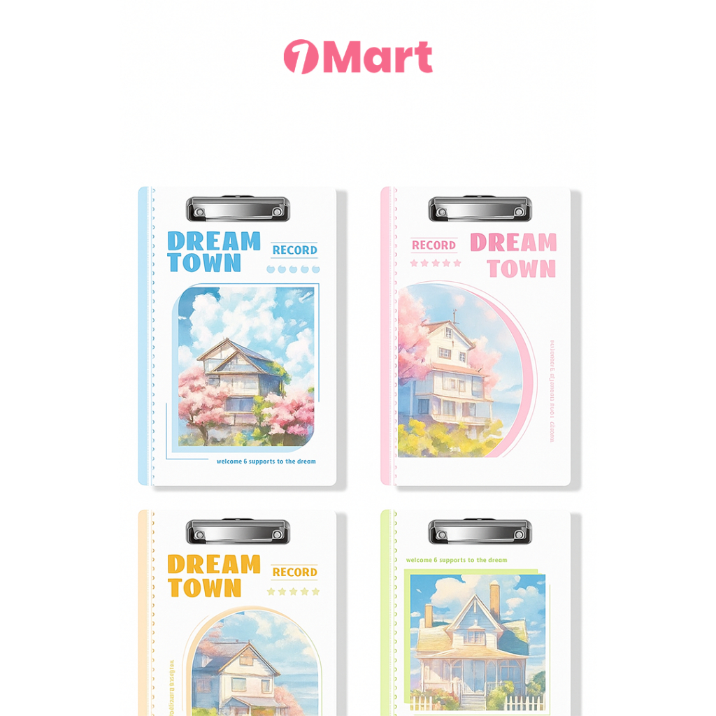 

1MART Clipboard A4 Papan Ujian Dream Town Series