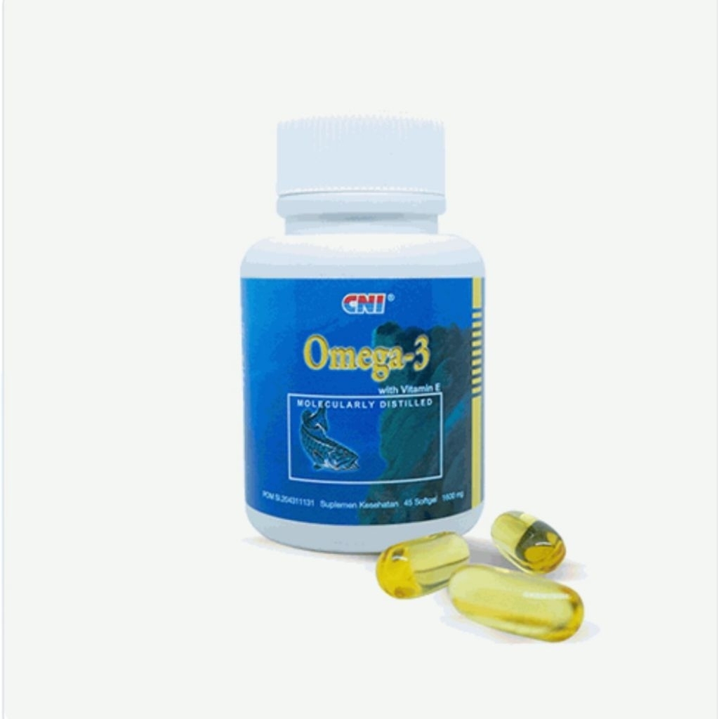 CNI Omega-3 with Vitamin E. Untuk jantung sehat