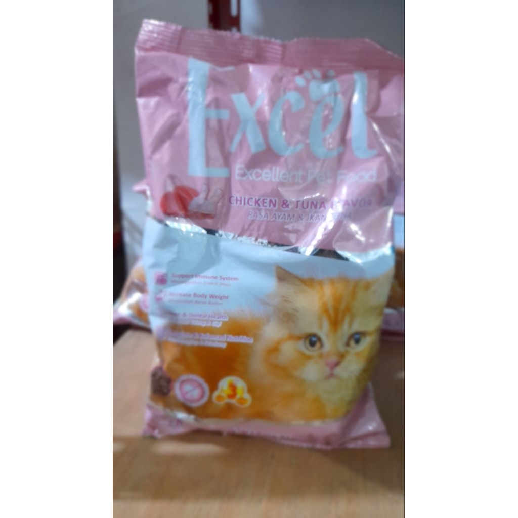 

EXCEL makanan kucing Kitten_Chicken & Tuna 500gr